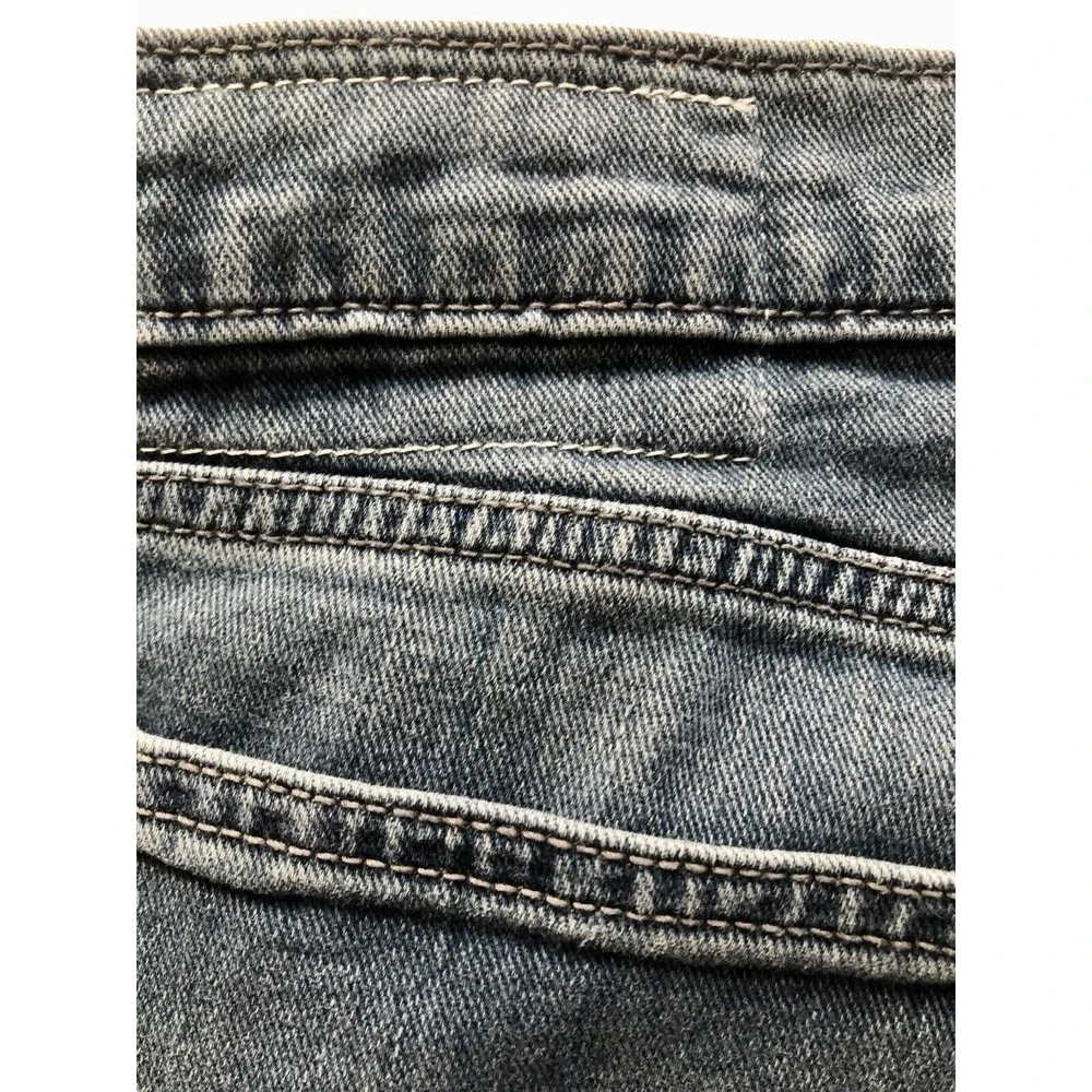 Rag & Bone New York Fit 1 Skinny Med Blue Hughes Stretch Denim Jeans 34x32 EUC - Picture 5 of 14